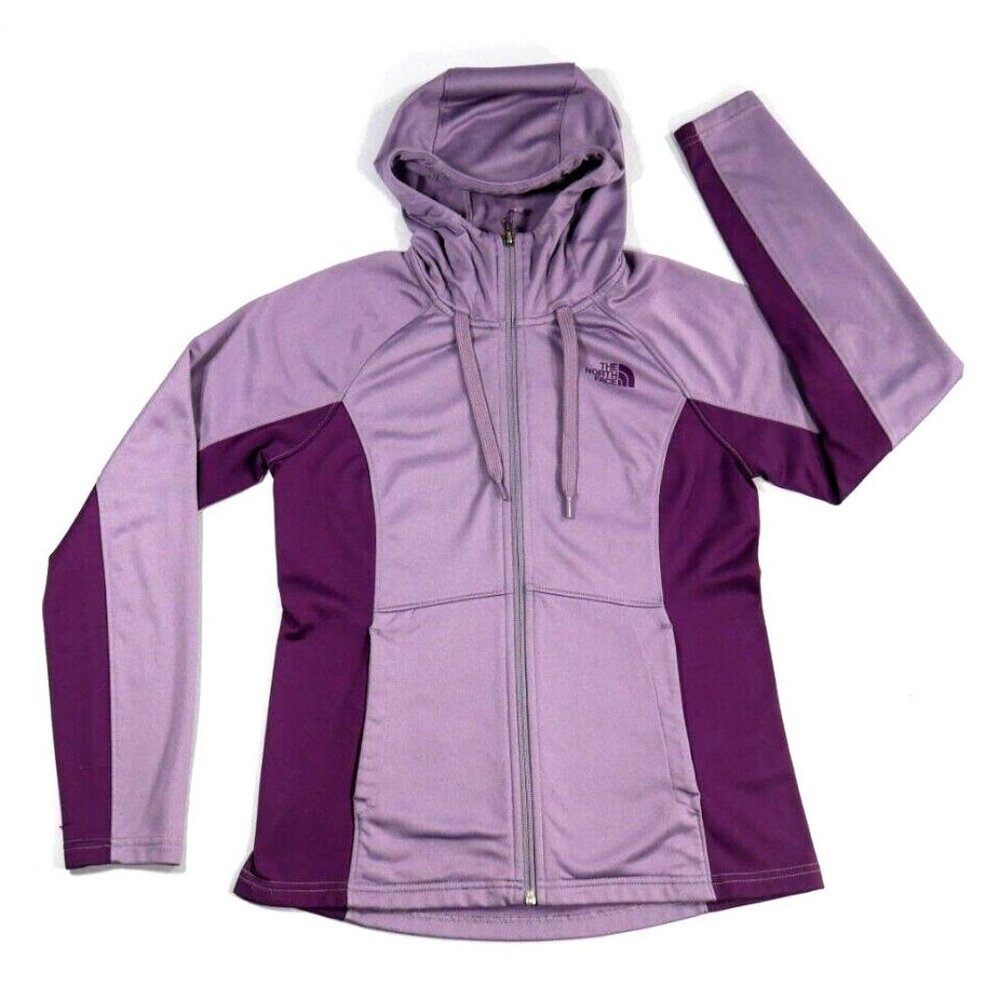 The North Face Full Zip Hoodie Jacket 721509 Color Block Womens Medium ***